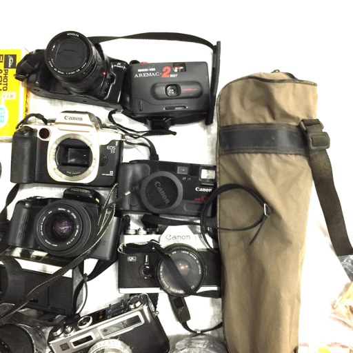 1円 RICOH XR500 PENTAX Z-10 CANON EOS 55 含む カメラ レンズ アクセサリー まとめ セット_画像5