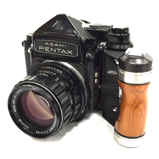 1円 PENTAX 67 Super-Multi-Coated TAKUMAR/6X7 1:2.4/105 中判カメラ