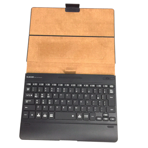1円 美品 ELECOM TK-CAP03BK タブレットケース付きワイヤレスBluetooth(R)キーボード for iPad & Tablet_画像2