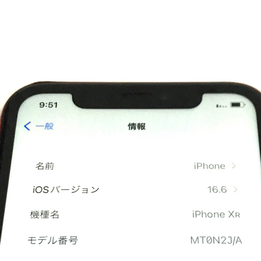 docomo Apple iPhone XR MT0N2J/A 128GB レッド 利用制限〇 スマホ 本体 ｚ569_画像5