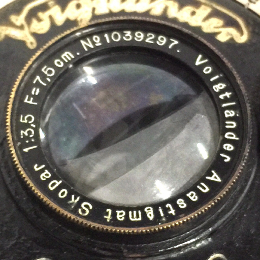 VOIGTLANDER SUPERB Skopar 1:3.5 7.5cm フォクトレンダー スパーブ 二眼レフフィルムカメラ_画像8