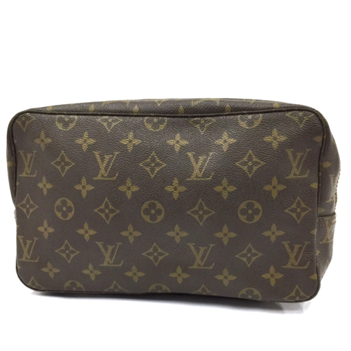 1円 ルイヴィトン M47522 モノグラム トゥルース トワレット マルチポーチ ゴールド金具 ブラウン系 LOUIS VUITTON_画像2