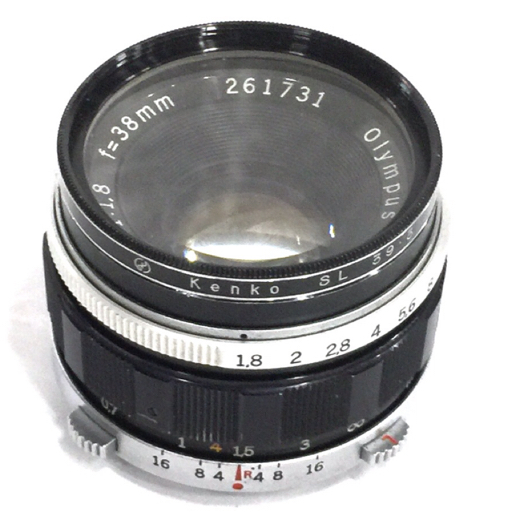 1円 OLYMPUS PEN-FV F.ZUIKO AUTO-S 1:1.8 38mm 一眼レフ フィルムカメラ マニュアルフォーカス_画像8