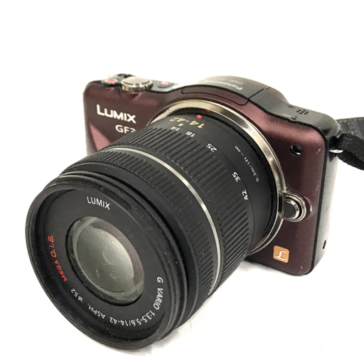 Panasonic LUMIX DMC-GF3 G VARIO 1:3.5-5.6/14-42 ミラーレス一眼 デジタルカメラ QR113-76_画像1