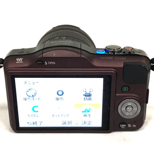 Panasonic LUMIX DMC-GF3 G VARIO 1:3.5-5.6/14-42 ミラーレス一眼 デジタルカメラ QR113-76_画像2