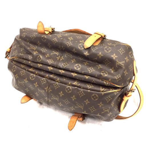 ルイヴィトン ソミュール 43 M42252 モノグラム 斜めがけ ショルダーバッグ ゴールド金具 LOUIS VUITTON_画像6