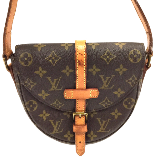 ルイヴィトン M40646 モノグラム シャンティPM ショルダーバッグ 鞄 ゴールド金具 レディース 茶系 LOUIS VUITTON_画像1