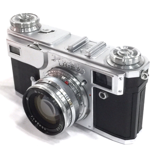 KIEV 4a 2/50 レンジファインダー フィルムカメラ レンズ マニュアルフォーカス ロシア製 QR113-178_画像1