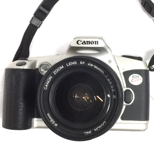 CANON EOS KISS EF 28-80mm 1:3.5-5.6 IV EF 75-300mm 1:4-5.6 一眼レフ フィルムカメラ オートフォーカス QR113-226_画像2