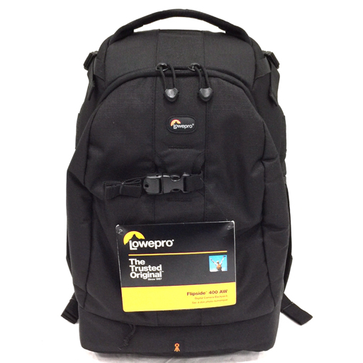 新品同様 Lowepro カメラバッグ フリップサイド 400AW ブラック バックパック 未使用品 リュックサック QR113-259_画像1