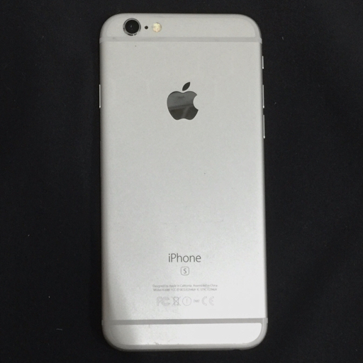 1円 AU Apple iPhone6S 64GB A1688 NKQP2J/A シルバー スマホ 本体 利用制限 SIMロック解除済_画像3