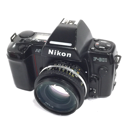 Nikon EM F90X F-801 Ai-s NIKKOR 50mm 1:1.8 含む 一眼レフフィルムカメラ レンズ セット QR112-202_画像7