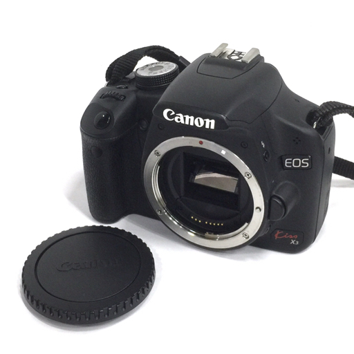 1円 Canon EOS Kiss X3 DS126231 デジタル一眼レフ カメラ ボディ 本体 ブラック デジカメ_画像1