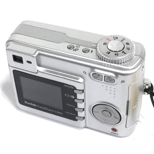 1円 KODAK EasyShare C330 コンパクトデジタルカメラ 3x デジカメ シルバー_画像3