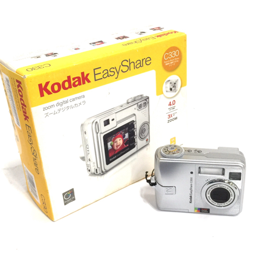 1円 KODAK EasyShare C330 コンパクトデジタルカメラ 3x デジカメ シルバー_画像1