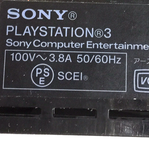 1円 SONY CECHA00 PS3 プレイステーション3 本体 60GB チャコールブラック_画像5