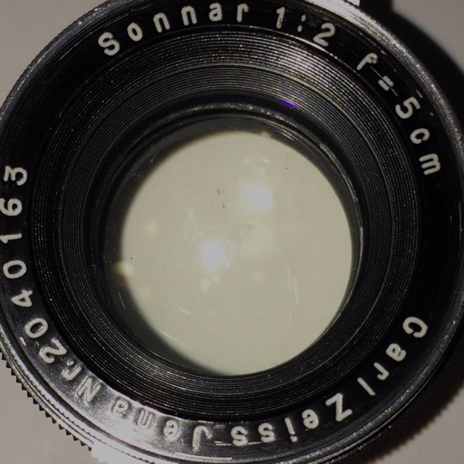 Carl Zeiss Jena Sonnar 1:2 f=5cm カールツァイス カメラレンズ CONTAXマウント マニュアルフォーカス QR113-136_画像6