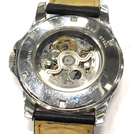 フルボ スケルトン 自動巻き オートマチック 腕時計 F5015 メンズ 不動品 ファッション小物 Furbo QS114-61_画像2