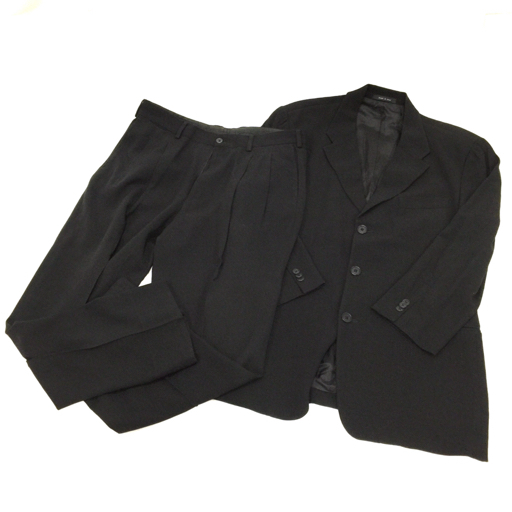 エンポリオアルマーニ サイズ 50 長袖 スーツ セットアップ ジャケット パンツ ブラック メンズ EMPORIO ARMANI_画像1