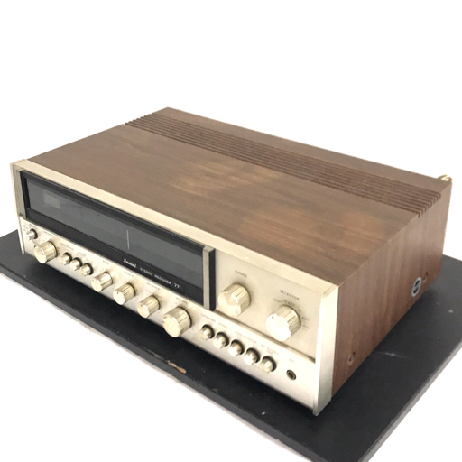 SANSUI 771 AM/FM Stereo Receiver ステレオレシーバー オーディオ機器 通電確認済み_画像1