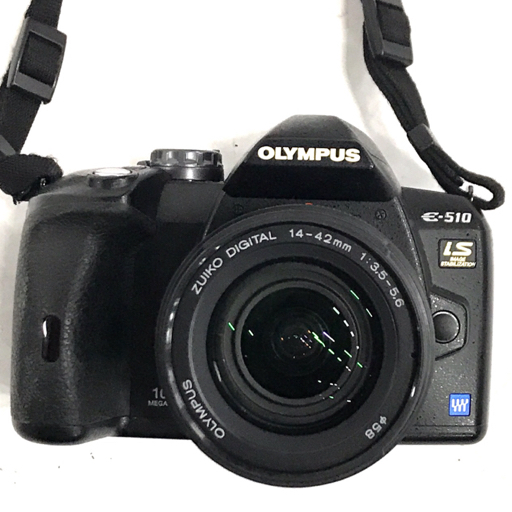 1円 OLYMPUS E-510 ZUIKO DIGITAL 14-42mm 1:3.5-5.6 40-150mm 1:4-5.6 含む デジタル一眼レフ カメラ デジカメ_画像2
