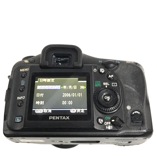 1円 PENTAX K10 SMC PENTAX-FAJ 1:4(22) 18-35mm AL デジタル一眼レフ カメラ ブラック 動作確認済み C121639_画像3