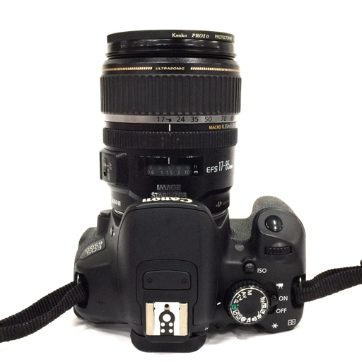 1円 Canon EOS 650D EF-S 17-85mm 1:4-5.6 IS USM デジタル一眼レフ カメラ ブラック 動作確認済み C241338_画像3