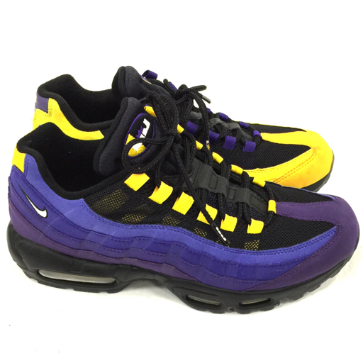 ナイキ サイズ 27cm AIR MAX 95 NRG LEBRON JAMES CZ3624-001 スニーカー メンズ シューズ ブルー×イエロー NIKE_画像3