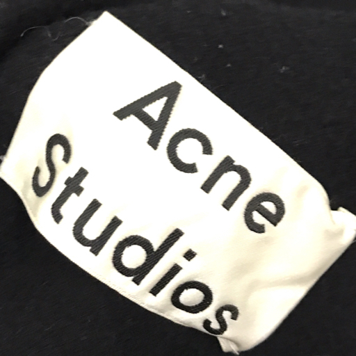 アクネストゥディオズ サイズ46 長袖 ウール コート メンズ ブラック ボタン チェスターコート ACNE STUDIOS_画像6