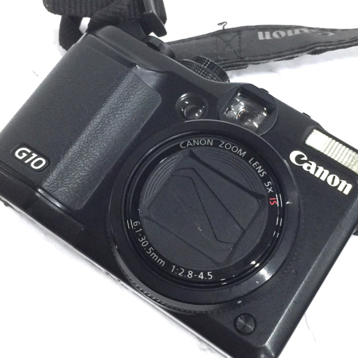 Canon PowerShot G10 6.1-30.5mm 1:2.8-4.5 コンパクトデジタルカメラ デジカメ ブラック QG052-18_画像7