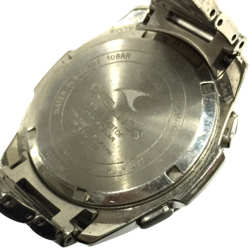 カシオ オシアナス OCW-600 電波ソーラー 腕時計 メンズ 純正ブレス 付属品あり ファッション小物 CASIO QR062-67_画像2