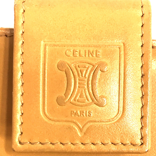 送料360円 セリーヌ マカダム PVC レザー 二つ折り がま口 財布 レディース ウォレット CELINE 同梱NG_画像7