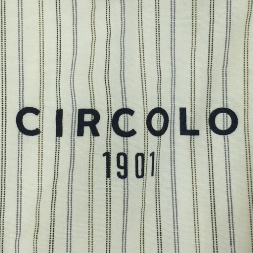 チルコロ 1901 サイズ 48 長袖 ジャケット ボタン ポケット有り コットン 混 メンズ アウター アイボリー CIRCOLO_画像9