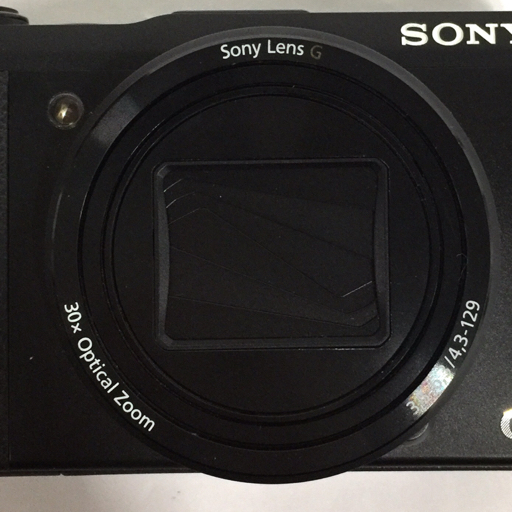 1円 SONY Cyber-shot DSC-HX50V 3.5-6.3/4.3-129 コンパクトデジタルカメラ ブラック 動作確認済み_画像2