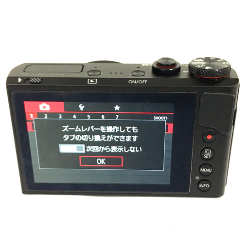 1円 Canon G9X PC2323 10.2-30.6mm 1:2.0-4.9 コンパクトデジタルカメラ ブラック A9541_画像2