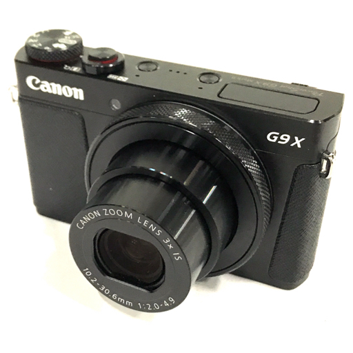 1円 Canon G9X PC2323 10.2-30.6mm 1:2.0-4.9 コンパクトデジタルカメラ ブラック A9541_画像1