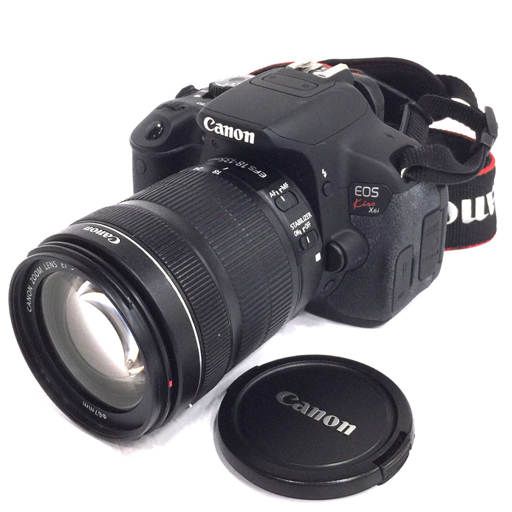 CANON EOS Kiss X6i EF-S 18-135mm 1:3.5-5.6 IS STM デジタル一眼レフ デジタルカメラ QR121-247_画像1