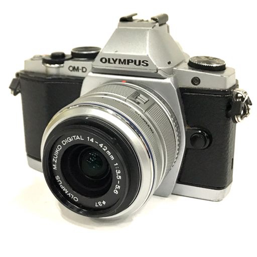 1円 OLYMPUS OM-D E-M5 DIGITAL 14-42mm 1:3.5-5.6 ミラーレス一眼 デジタルカメラ レンズ C091856-4_画像1