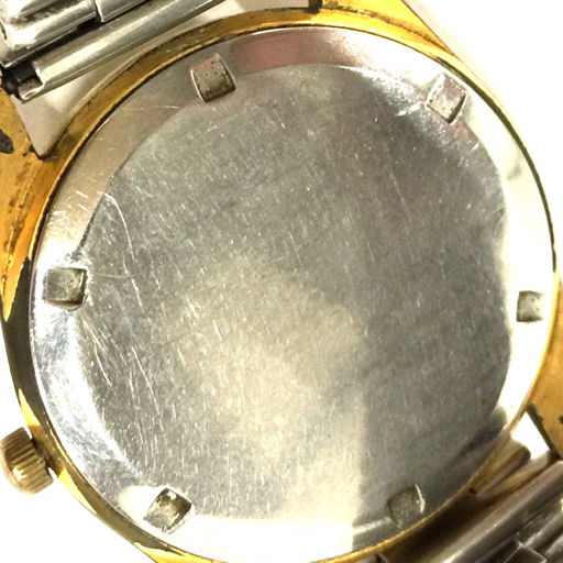 1円 EDOX Pioneer 21石 INCABLOC 腕時計 デイト 手巻き メンズ エドックス パイオニア 稼働 A9586_画像2