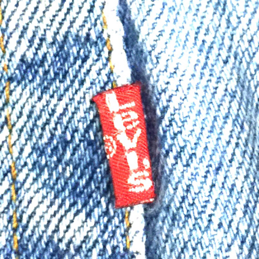 リーバイス サイズ W33/L30 ダメージ加工 デニム パンツ ブルー系 ボタン ファスナー ポケット メンズ Levi's_画像9