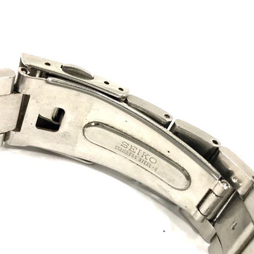 セイコー アルピニス デイト 自動巻き オートマチック 腕時計 4S15-6000 メンズ 純正ブレス 稼働品 純正ブレス SEIKO_画像7