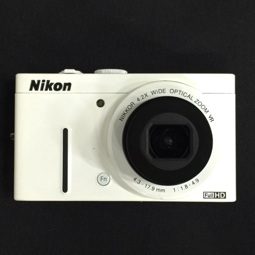 1円 Nikon COOLPIX P310 4.3-17.9mm 1:1.8-4.9 コンパクトデジタルカメラ ホワイト C120014_画像1