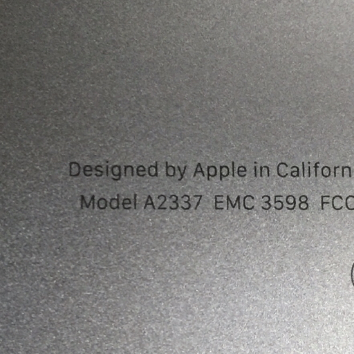 1円 Apple MacBook Air 13インチ ノートPC A2337 2020 M1 16GB 256GB Ventura 13.4_画像7