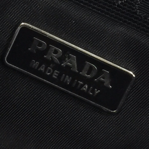 プラダ 三角プレート ナイロン エナメル ハンドバッグ レディース 保存袋付き ジップ開閉式 PRADA_画像6