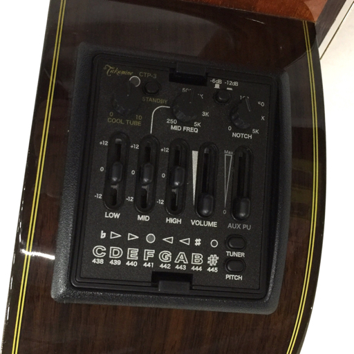 タカミネ TC132SC エレキガットギター エレガット ナチュラル 弦楽器 ハードケース付 TAKAMINE_画像6