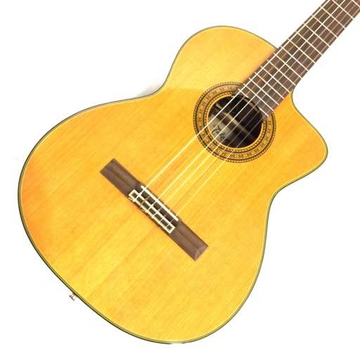 タカミネ TC132SC エレキガットギター エレガット ナチュラル 弦楽器 ハードケース付 TAKAMINE_画像2