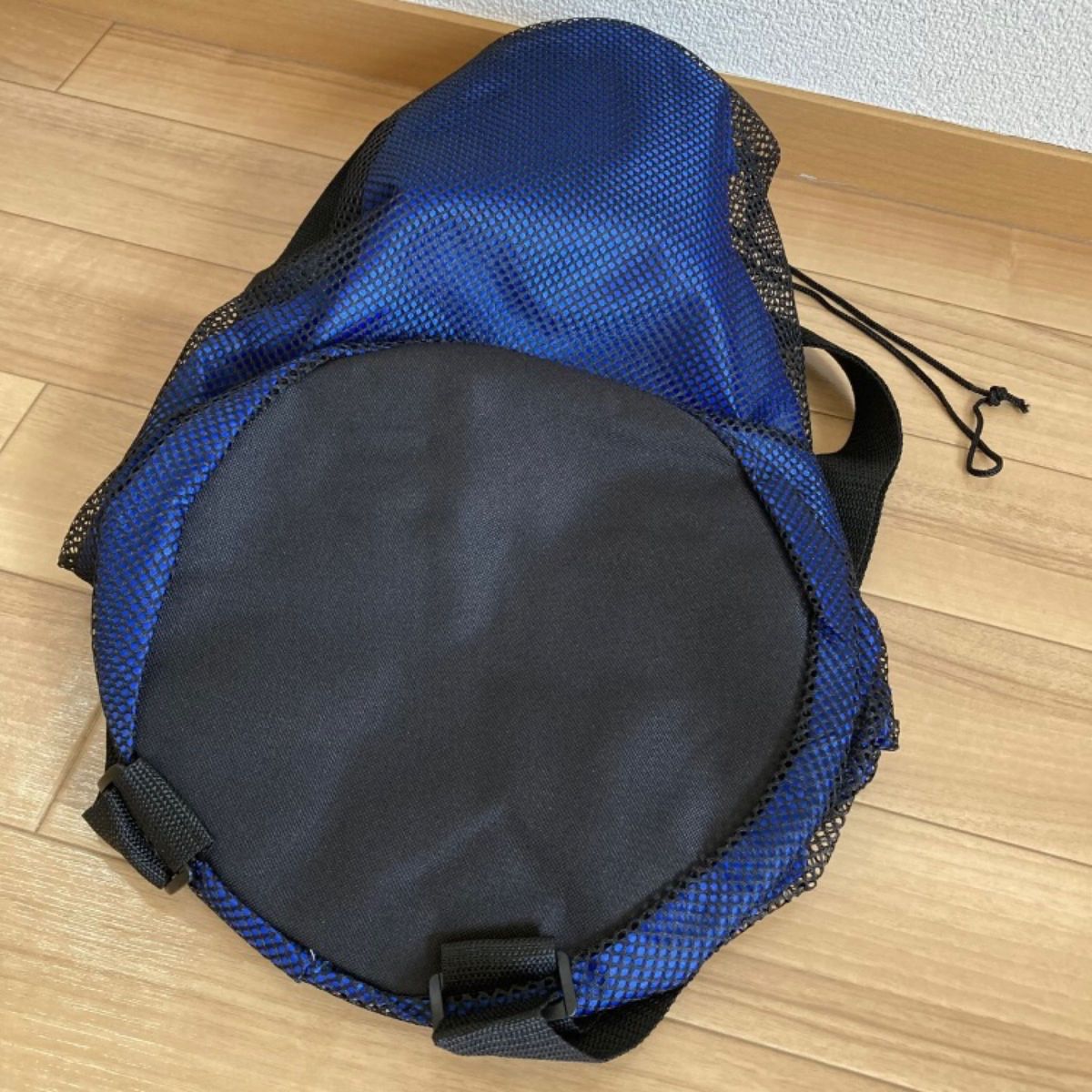 バスケットボールバッグ 収納袋 ケース 多機能 ナップサック リュック 軽量 青 フィットネス 筋 トレ ジムバッグ