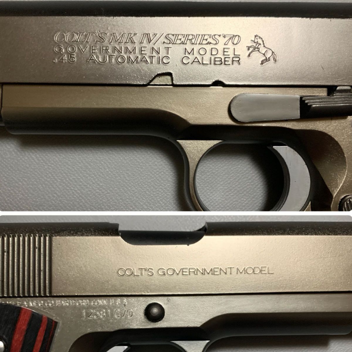最終値下げ MGC製 GM5 ガバメント シルバーHW樹脂製 SPG規格適合 最終値下げ MGC製 GM5 ガバメント シルバーHW樹脂製 SPG規格適合