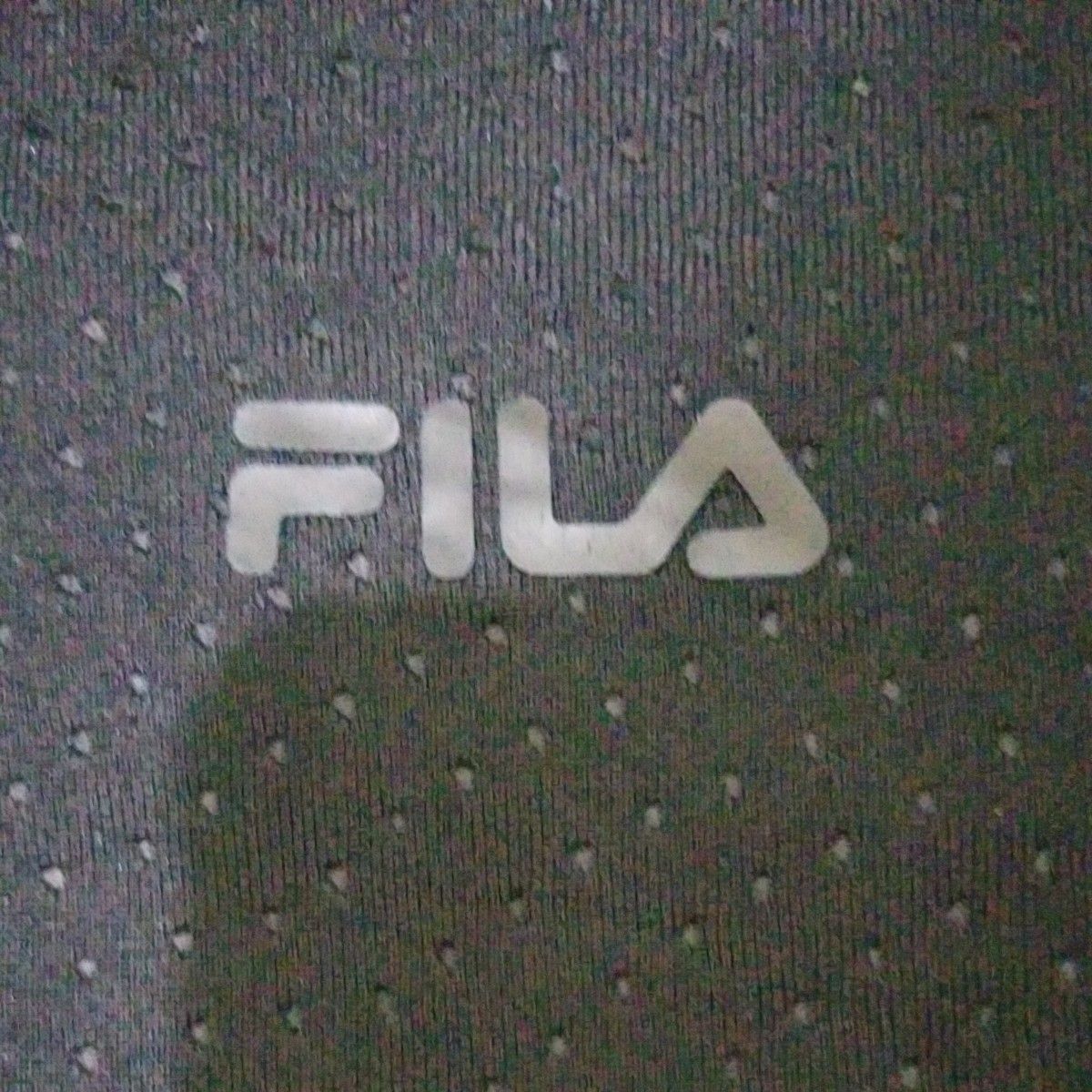 FILA 裏起毛　通気性素材　フルジップパーカー　黒系　S