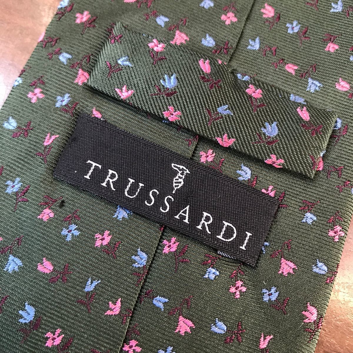 TRUSSARDI Trussardi галстук зеленый 